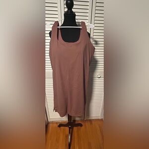 Clay Old Navy PowerSoft Athletic Dress with Built-In Bra & Shorts